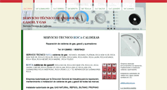 Desktop Screenshot of calderas-serviciotecnico.com